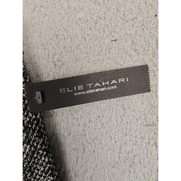 Elie Tahari Skirt Womens 12 Black Multi Judy‎ Wool Blend Neiman Marcus Exclusive - Picture 3 of 14